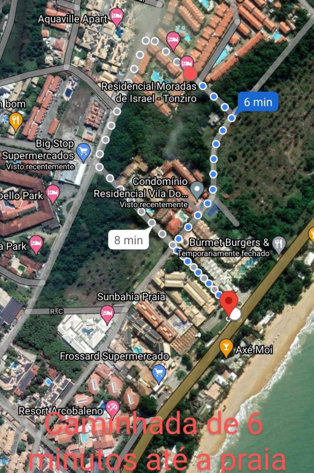 Casa Praia De Taperapuan Em Porto Порту-Сегуру Экстерьер фото
